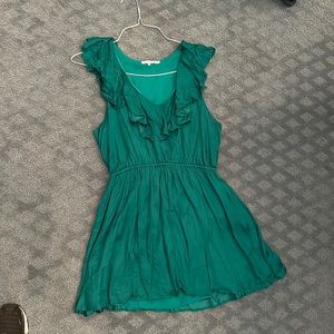 Emerald green dress